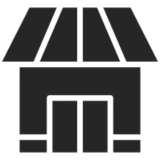 Minimalist store symbol design