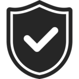 Shield with a checkmark icon